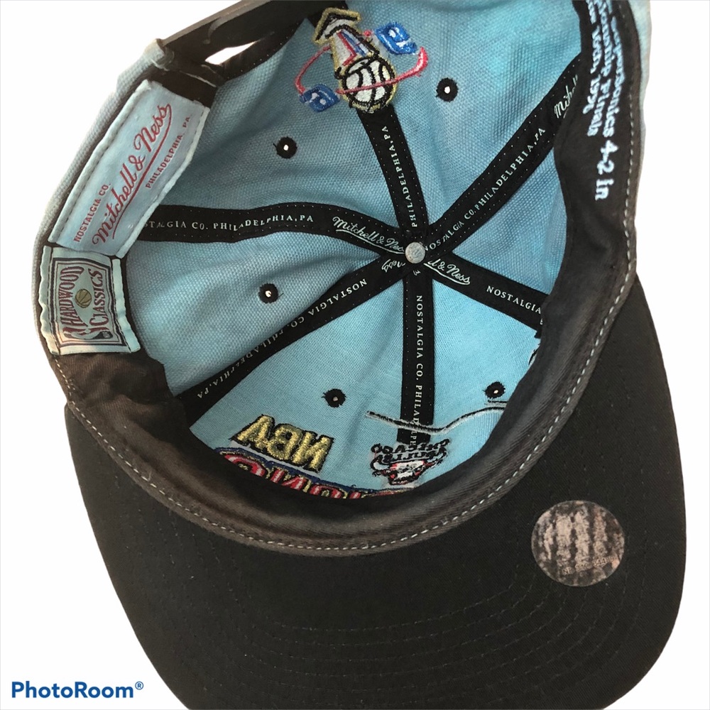 DYED Blue VTG Chicago Bulls 1996 Snapback Hat - Picture 8 of 8